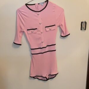 Fashion Nova Pink and Black Dress